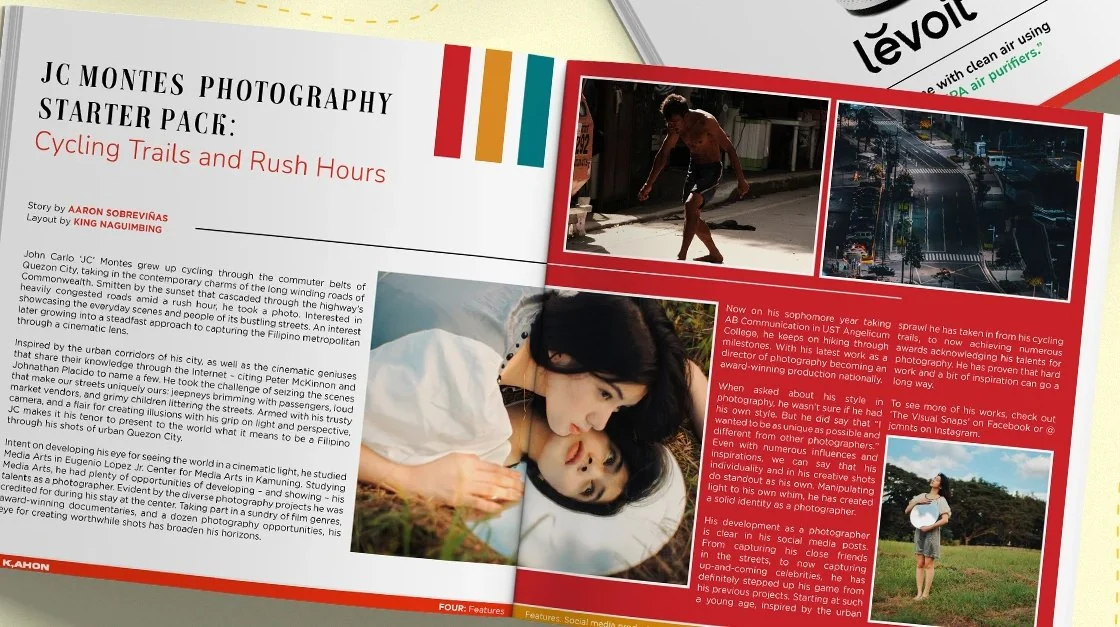 Cycling Trails & Rush Hours, Magazine spread · feature layout