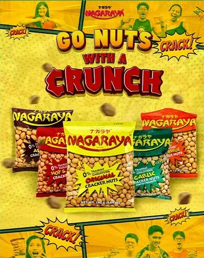 Go Nuts with a Crunch, Nagaraya · campaign KV