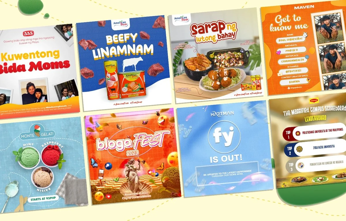 Social media posts, 555, American Fresh, Maggi, Hartman & more